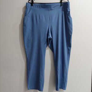 Eddie Bauer Departure Ankle Cropped Pants Women’s Size L Lightweight Pockets
